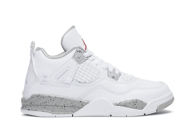 Air Jordan 4 Retro PS 'White Oreo' — White/Tech Grey/Black/Fire Red