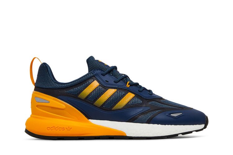 Adidas ZX 2K Boost 2.0 'Crew Blue Semi Solar Gold' — Crew Blue/Semi Solar Gold/Core Black