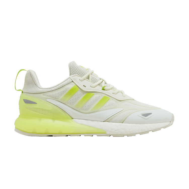 Adidas ZX 2K Boost 2.0 'White Semi Solar Slime' — White Tint/Semi Solar Slime/Semi Solar Slime