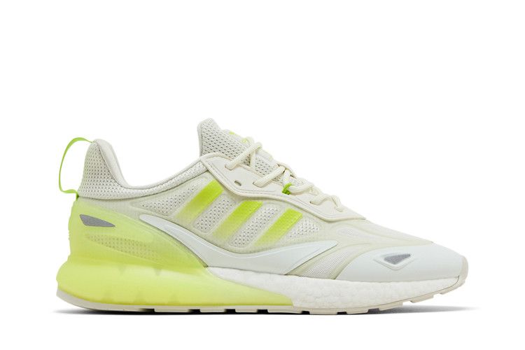 Adidas ZX 2K Boost 2.0 'White Semi Solar Slime' — White Tint/Semi Solar Slime/Semi Solar Slime