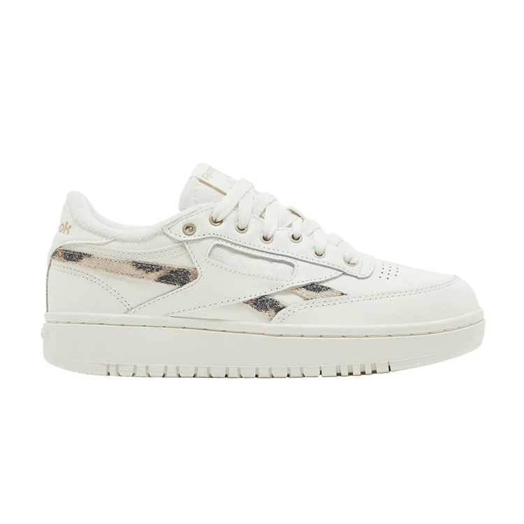 Reebok Wmns Club C Double 'Union Jack' — Chalk/Chalk/Golden Bronze