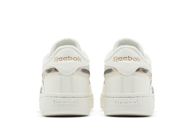 Reebok Wmns Club C Double 'Union Jack' — Chalk/Chalk/Golden Bronze