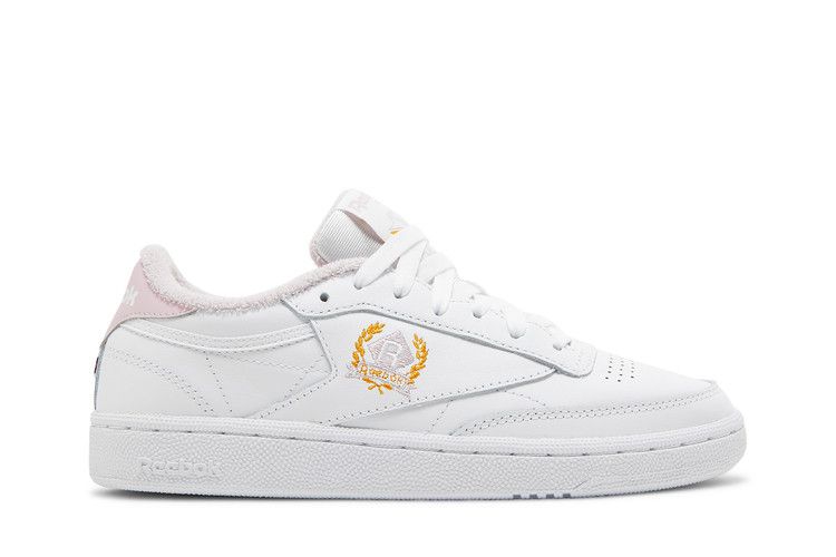 Reebok Wmns Club C 85 'OG Crest - White Frost Berry' — Footwear White/Footwear White/Frost Berry