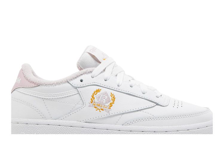 Reebok Wmns Club C 85 'OG Crest - White Frost Berry' — Footwear White/Footwear White/Frost Berry