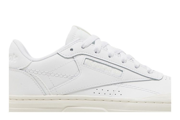 Reebok Wmns Club C Double Geo 'Triple White' — Footwear White/Footwear White/Chalk