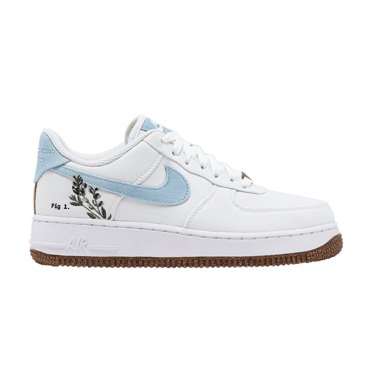 Nike Wmns Air Force 1 '07 SE 'Indigo' — White/Obsidian/White/Obsidian