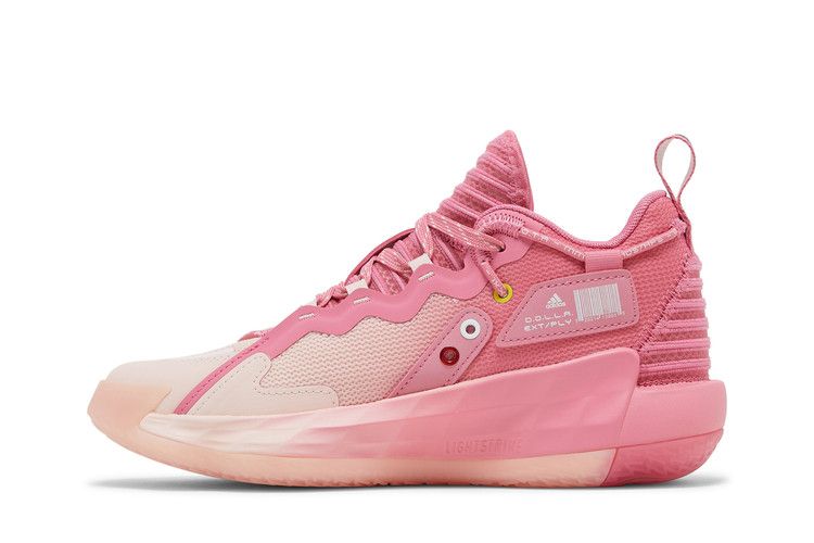 Adidas Dame 7 EXTPLY J 'D.O.L.L.A.' — Rose Tone/Icey Pink/Cloud White