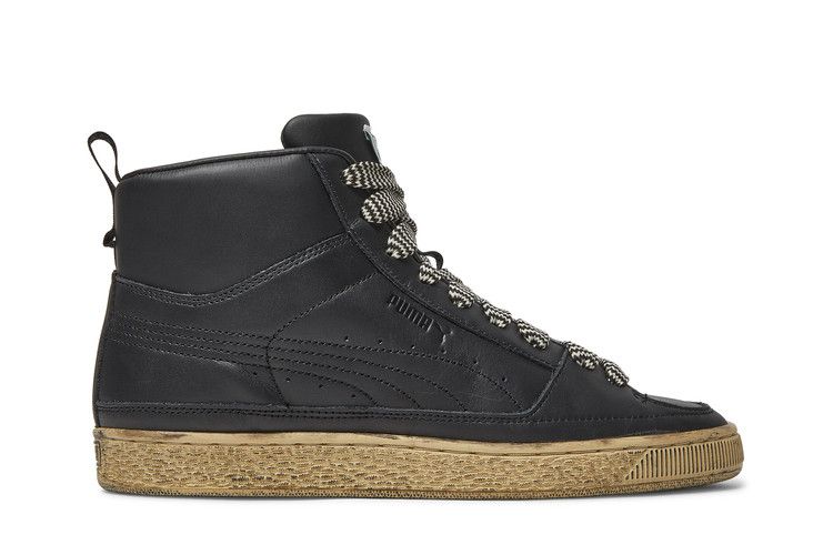 Puma Rhuigi x Suede Mid 'Distressed Black' — Puma Black