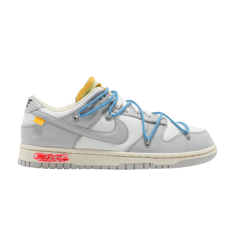 Off-White x Nike Dunk Low 'Lot 05 of 50' — Sail/Neutral Grey