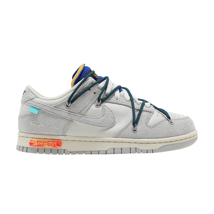 Off-White x Nike Dunk Low 'Lot 16 of 50' — Sail/Neutral Grey/Nightshade