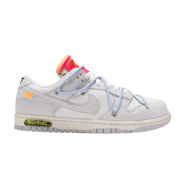 Off-White x Nike Dunk Low 'Lot 38 of 50' — Sail/Neutral Grey/Psychic Blue