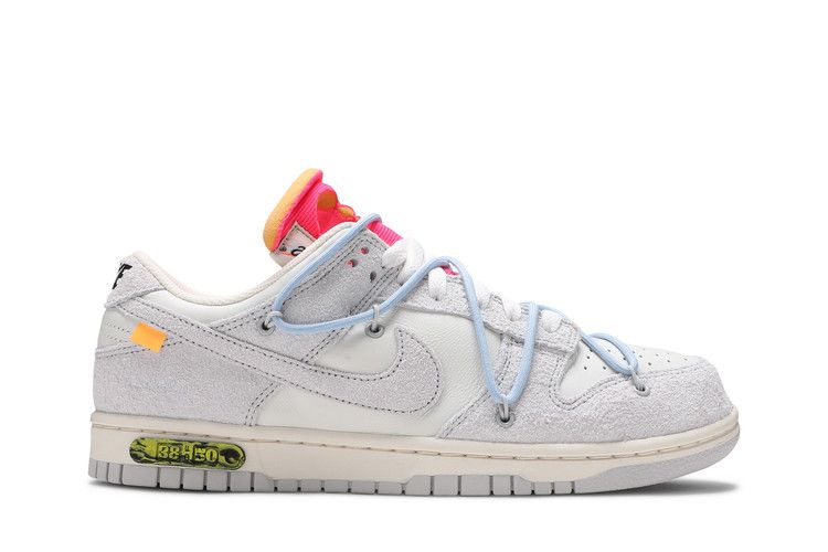 Off-White x Nike Dunk Low 'Lot 38 of 50' — Sail/Neutral Grey/Psychic Blue (2)