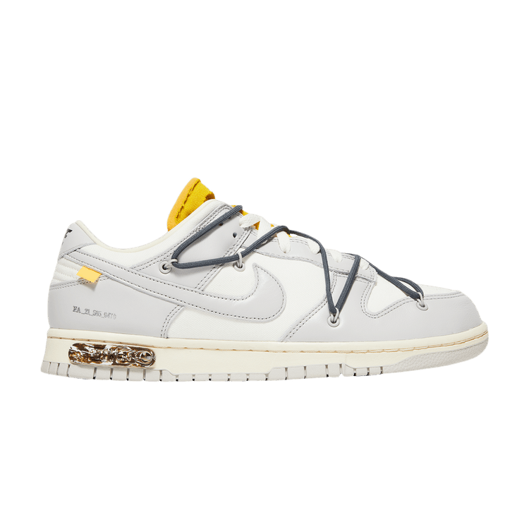 Off-White x Nike Dunk Low 'Lot 41 of 50' — Sail/Neutral Grey/Flint Grey