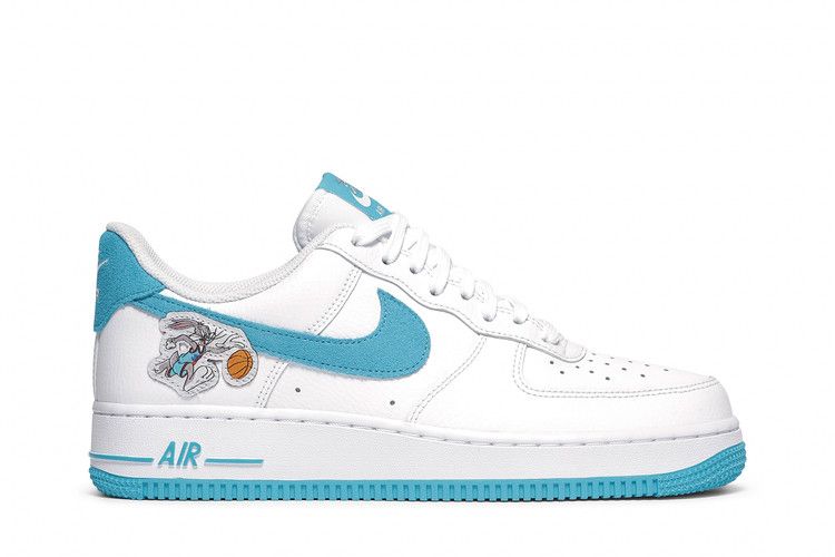 Space Jam x Nike Air Force 1 '07 Low 'Hare' — White/Light Blue Fury/White (2)