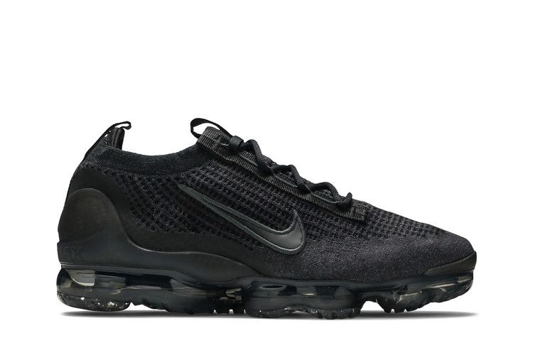 Nike Air VaporMax 2021 Flyknit 'Triple Black' — Black/Black/Anthracite/Black (2)