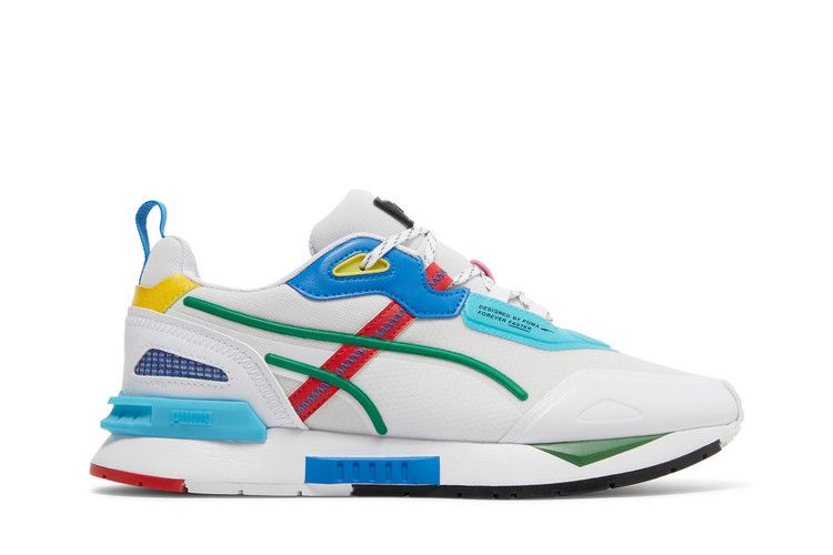 Puma Mirage Tech Game 'White Multi' — White/Amazon Green/Blue