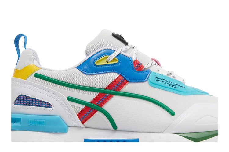 Puma Mirage Tech Game 'White Multi' — White/Amazon Green/Blue