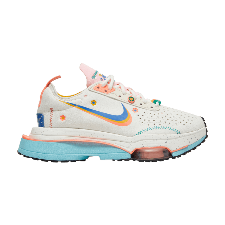 Nike Wmns Air Zoom-Type 'Flowers, Rainbows And Beads' — Sail/Signal Blue/Copa/University Gold/Bright Mango/Arctic Punch