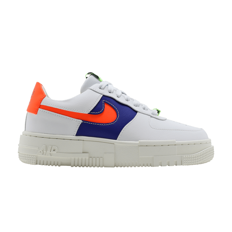 Nike Wmns Air Force 1 Pixel 'White Concord Crimson' — Summit White/Sail/Concord/Hyper Crimson