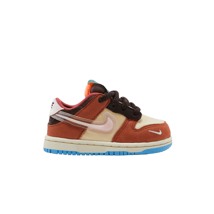 Social Status x Nike Dunk Low TD 'Chocolate Milk' — Canvas/Mid Soft Pink/Burnt Brown