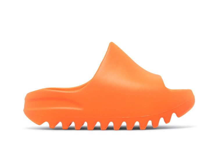 adidas Yeezy Slides Kids 'Enflame Orange' — Enflame Orange/Enflame Orange/Enflame Orange
