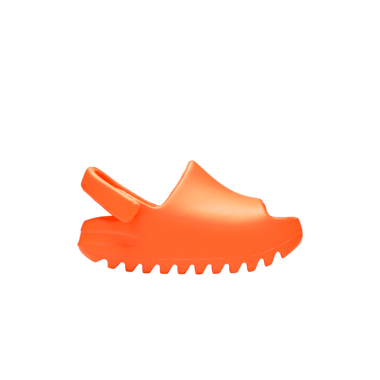adidas Yeezy Slides Infants 'Enflame Orange' — Enflame Orange/Enflame Orange/Enflame Orange