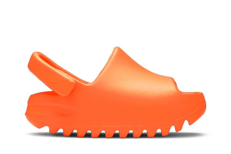 adidas Yeezy Slides Infants 'Enflame Orange' — Enflame Orange/Enflame Orange/Enflame Orange
