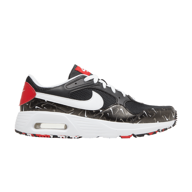 Nike Air Max SC 'Swooshfetti' — Black/University Red/White