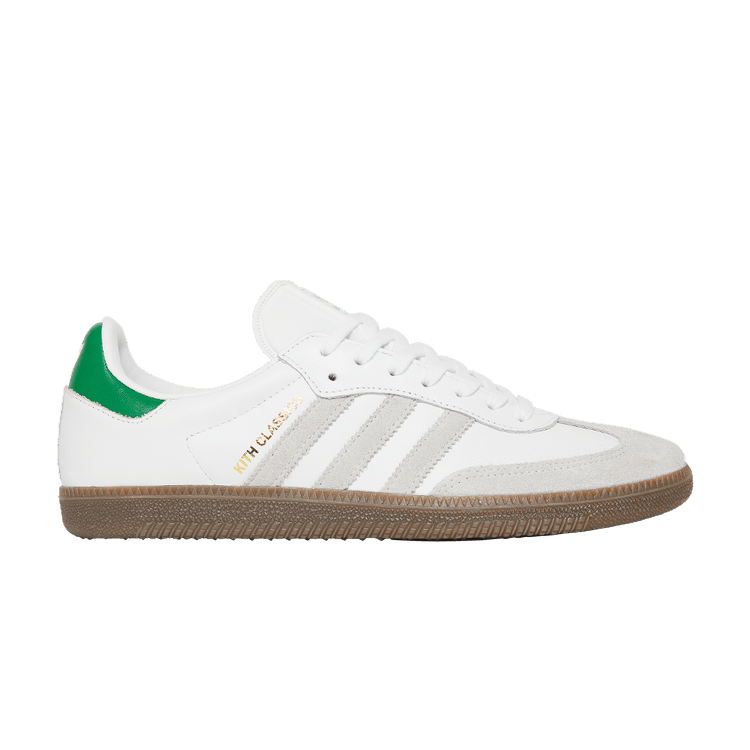 Kith x adidas Samba OG 'Classics Program' — Off White/Green/Gold Metallic