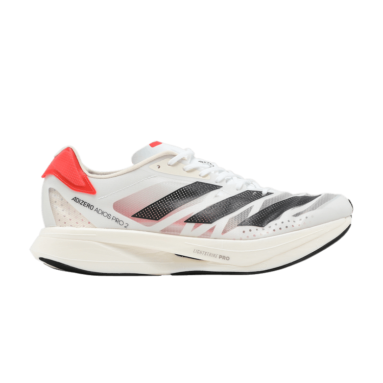 Adidas Adizero Adios Pro 2 'Solar Red' — Cloud White/Carbon/Solar Red