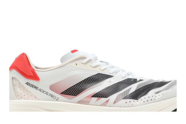 Adidas Adizero Adios Pro 2 'Solar Red' — Cloud White/Carbon/Solar Red