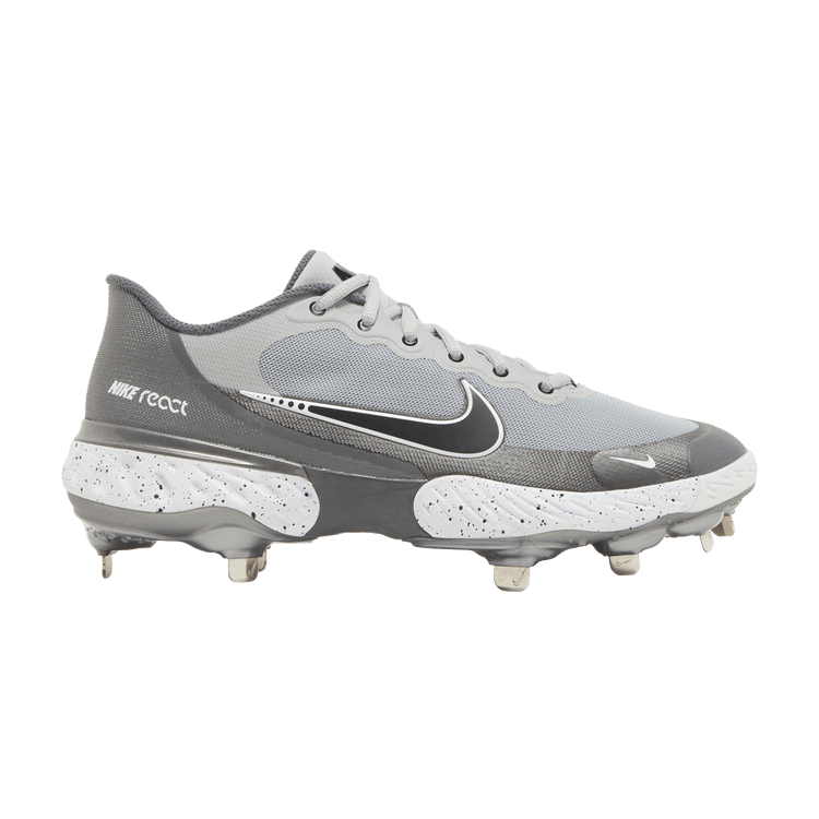 Nike Alpha Huarache Elite 3 Low 'Light Smoke Grey' — Light Smoke Grey/Iron Grey/Metallic Dark Grey/Black