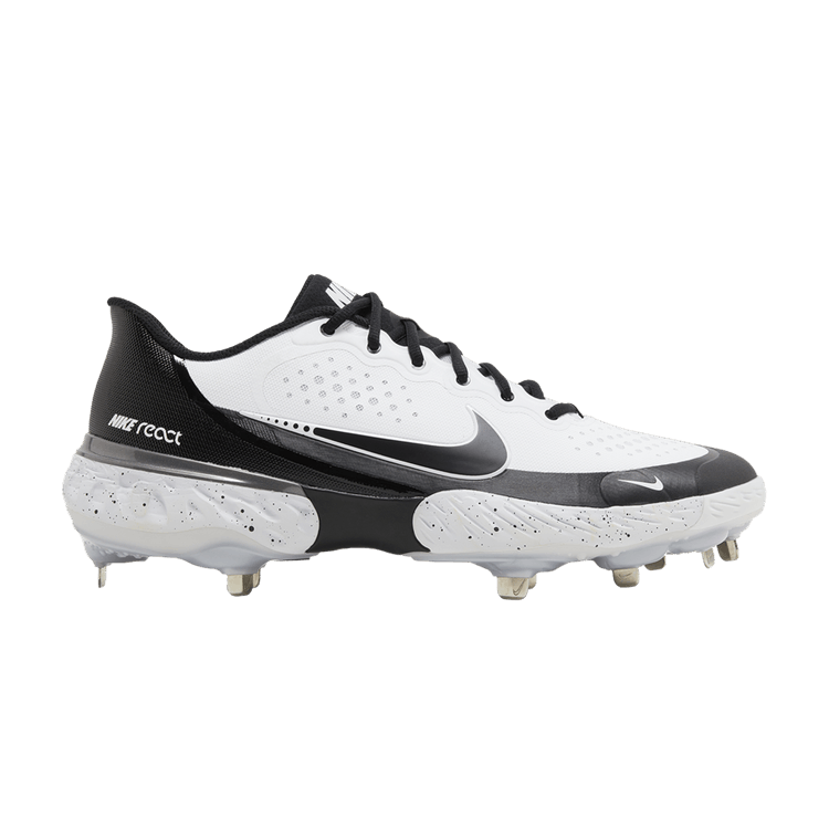 Nike Alpha Huarache Elite 3 Low 'White Black' — White/Bright Crimson/Black
