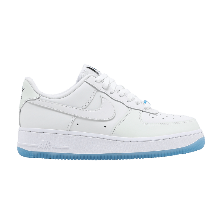 Nike Wmns Air Force 1 '07 LX 'UV Reactive' — White/Black/White/University Blue