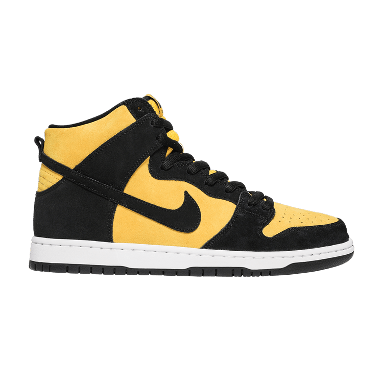 Nike Dunk High Pro SB 'Reverse Goldenrod' — Black/Black/Varsity Maize