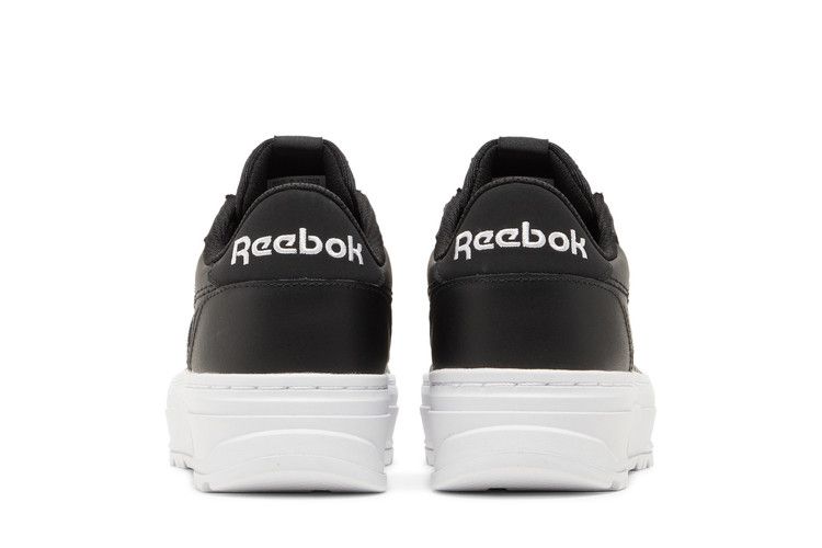 Reebok Wmns Club C Double Geo 'Black White' — Core Black/Core Black/Footwear White