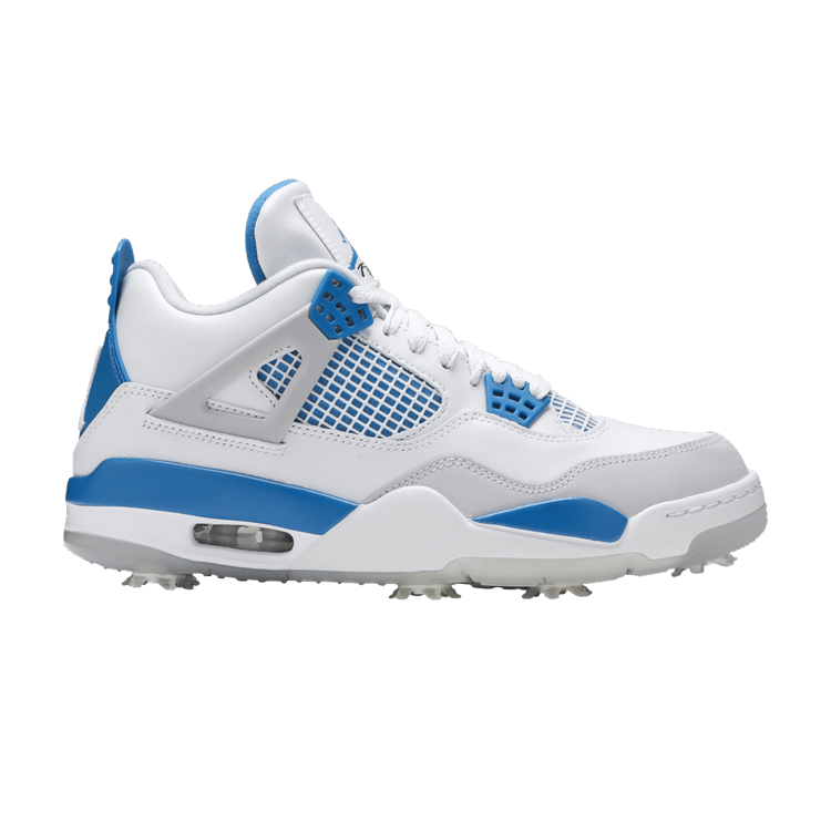 Air Jordan 4 Golf 'Military Blue' — White/Neutral Grey/Black/Military Blue