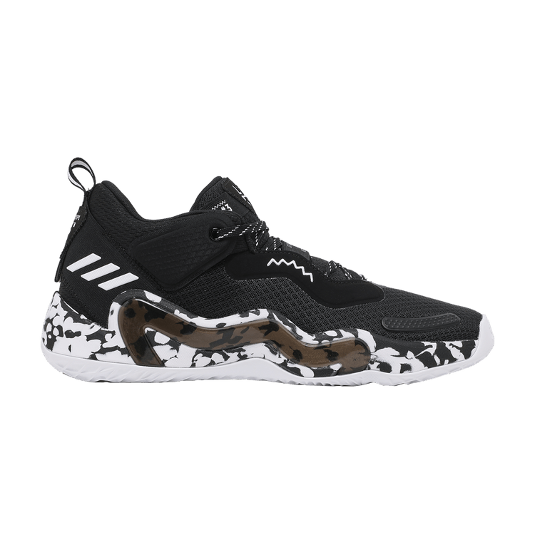 adidas D.O.N. Issue #3 'Paint Smudge - Black' — Core Black/Cloud White/Core Black