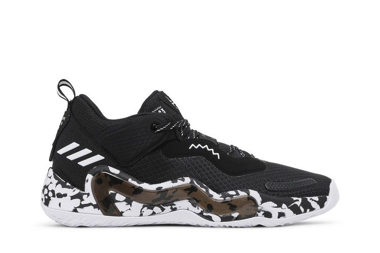 adidas D.O.N. Issue #3 'Paint Smudge - Black' — Core Black/Cloud White/Core Black