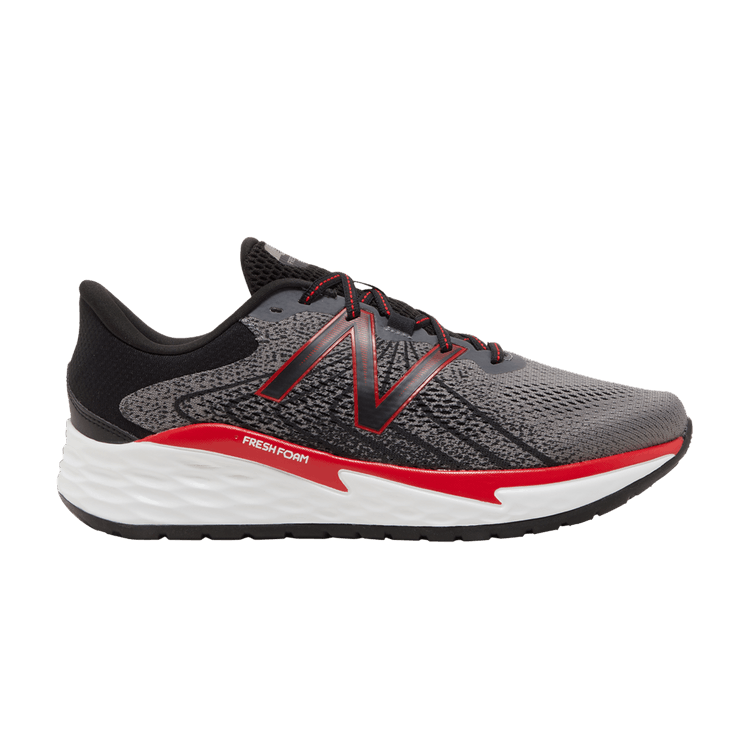 New Balance Fresh Foam Evare 4E Wide 'Dark Grey Team Red' — Dark Grey/Team Red