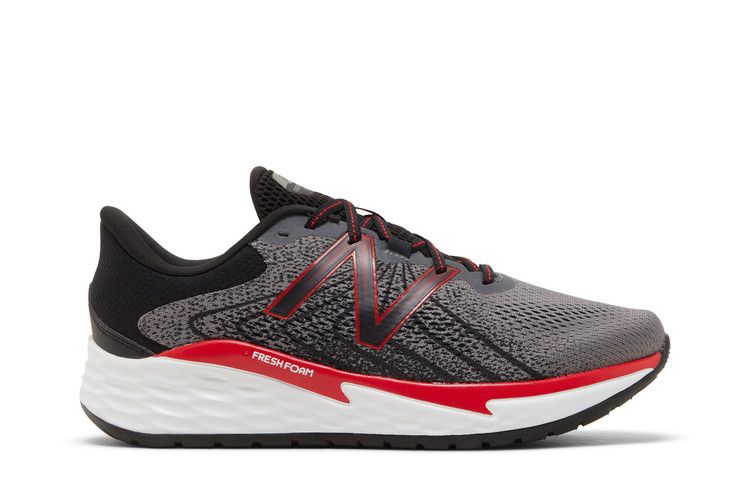 New Balance Fresh Foam Evare 4E Wide 'Dark Grey Team Red' — Dark Grey/Team Red