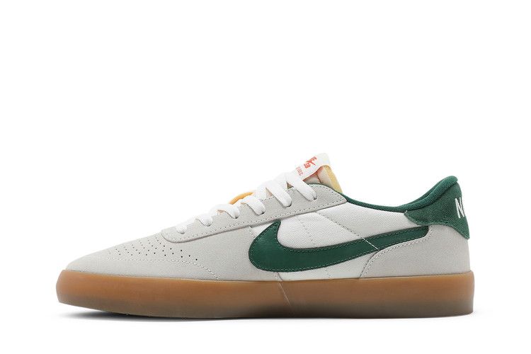 Nike Heritage Vulc SB 'Sail Gorge Green' — Sail/Sail/Safety Orange/Gorge Green