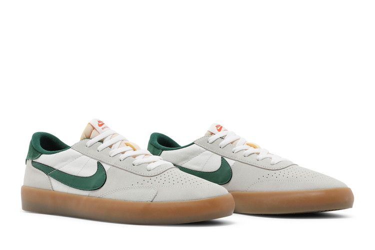 Nike Heritage Vulc SB 'Sail Gorge Green' — Sail/Sail/Safety Orange/Gorge Green