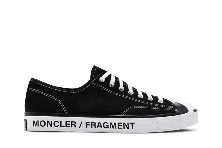 Fragment Design x Moncler x Converse Jack Purcell 'Black' — Black/Black/White