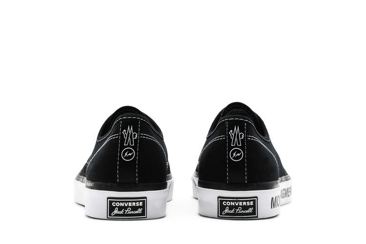 Fragment Design x Moncler x Converse Jack Purcell 'Black' — Black/Black/White