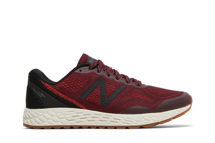 New Balance Fresh Foam Gobi v2 Trail 2E Wide 'Oxblood Gum' — Oxblood/Black