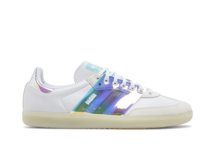 adidas Samba OG 'White Iridescent' — Grey Six/Pulse Yellow/Core Black