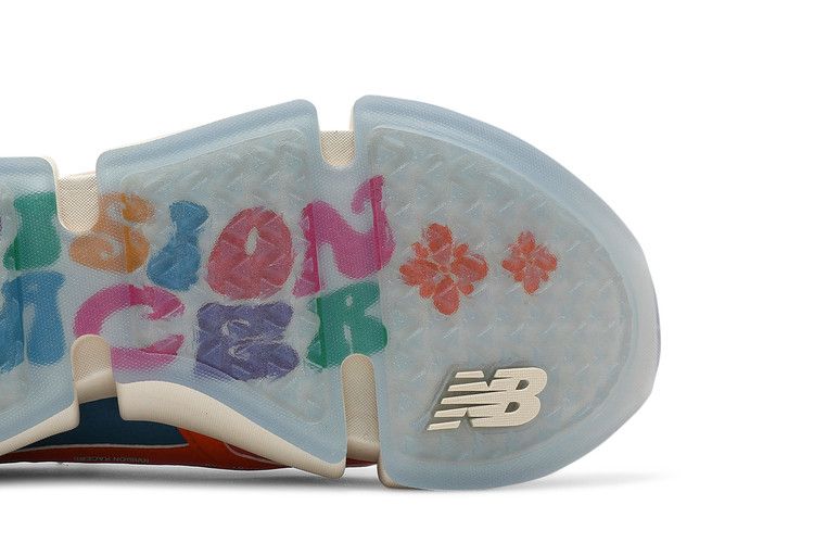 Jaden Smith x New Balance Vision Racer 'Hippie - Cream' — Sea Salt/Storm Blue/Kumquat