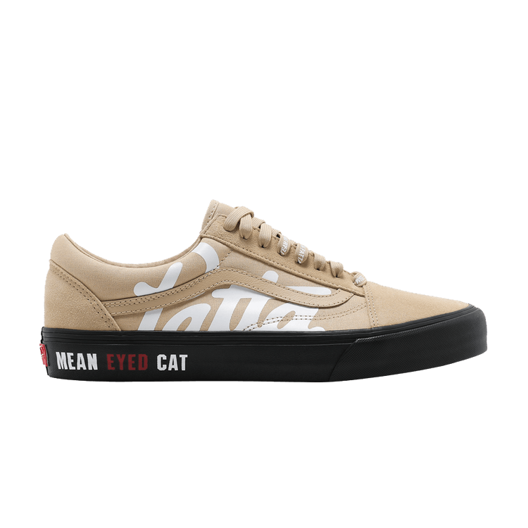 Patta x Vans Old Skool VLT LX 'Mean Eyed Cat - Almond Buff' — Almond Buff/Black