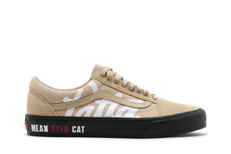 Patta x Vans Old Skool VLT LX 'Mean Eyed Cat - Almond Buff' — Almond Buff/Black